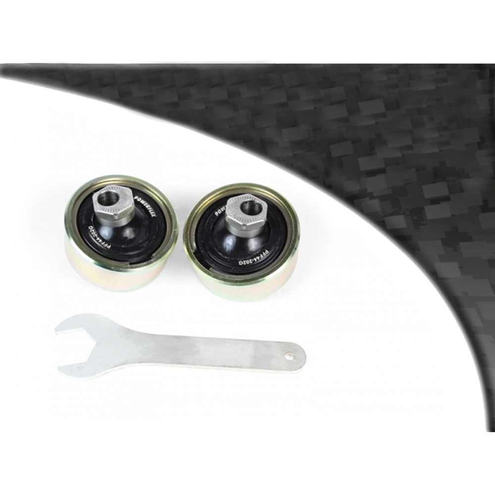 Powerflex Black Boccola Posteriore Braccio Anteriore Incidenza e Anti-Lift Regolabile Mitsubishi Lancer Evolution 7-8-9 - PF-F44202G-2N - PFF44-202GBLK - 5055676535627