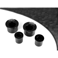 Silent-Bloc Powerflex Zwart Achterdriehoek Voor, Offset Chasse BMW E46 3 Reeks (1999 - 2006) - PF-F55601G60-2N - PFF5-5601G-60BLK - 5055676530912