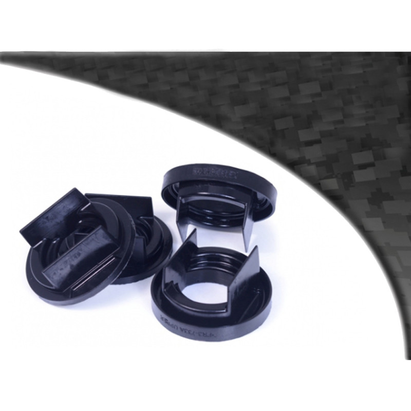 Silent-Bloc Powerflex Zwart Inzetstuk Achterste Wieg Audi A4 (2008-2016) - PF-R3733-2N - PFR3-733BLK - 5055676539922
