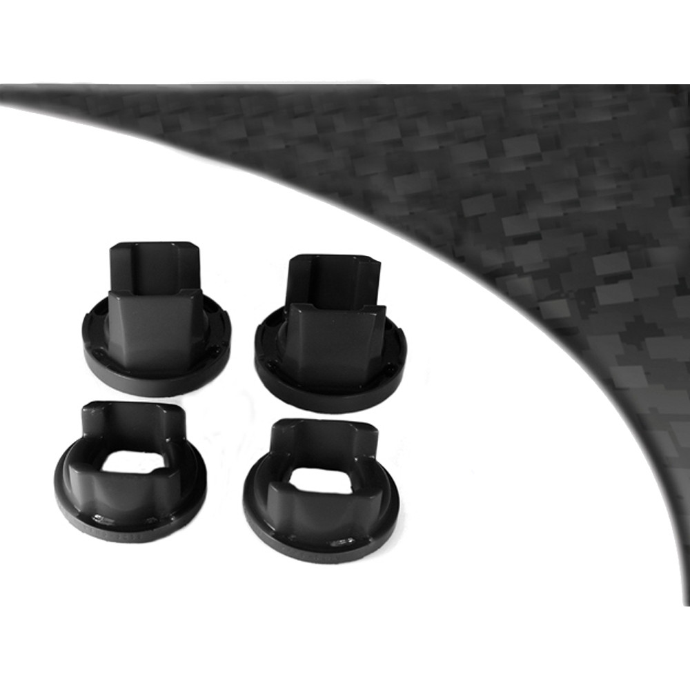Silent-Bloc Powerflex Black Insert Arrière Berceau Arrière BMW E39 Série 5 520 à 530 - PF-R5523-2N - PFR5-523BLK - 5055676529299