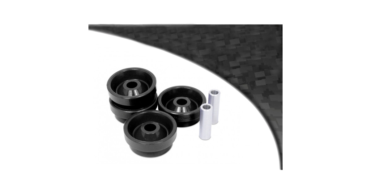 Powerflex Black Boccola Tirante Braccio Posteriore Convergenza Regolabile Audi S3 Mk1 Tipo 8L 4WD (1999-2003)