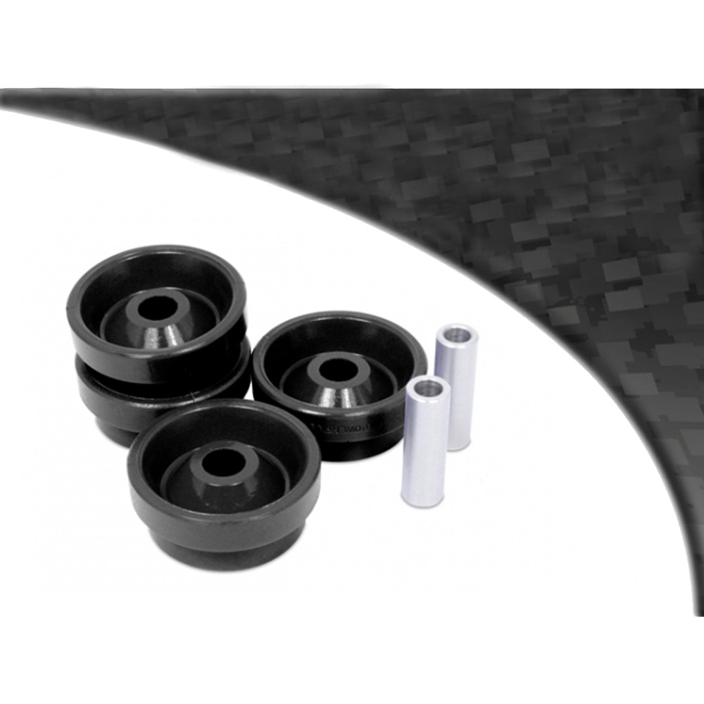 Silent-Bloc Powerflex Black Avant Bras de Tirant Arrière Réglage Pincement Audi S3 Mk1 Type 8L 4WD (1999-2003) - PF-R3508G-2N - PFR3-508GBLK - 5055676535528