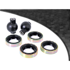 Silent-Bloc Powerflex Zwart Achter Onderste Voorarm Balhoofd Ford Mondeo (2000 tot 2007) - PF-F191302G-2N - PFF19-1302GBLK - 5055676523563