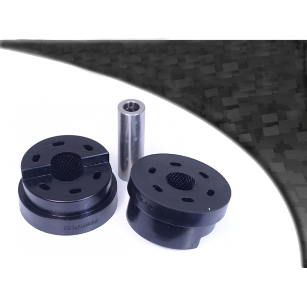 Silent-Bloc Powerflex Zwart Achterassteun Smart ForTwo 451 (2007 - 2014) - PF-R68130N - PFR68-130BLK - 5055676540867