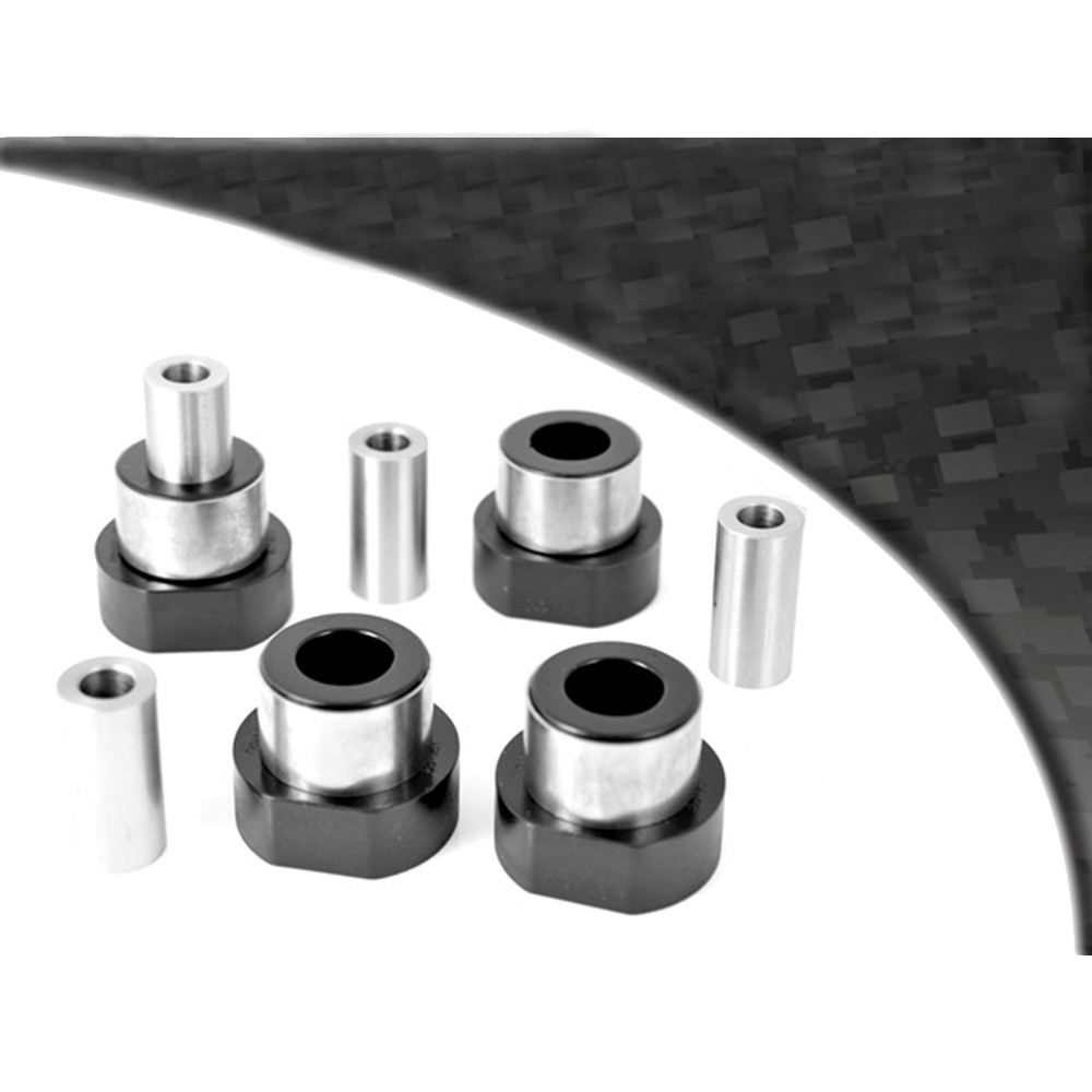 Silentbloc Powerflex Black Triangle față pentru Renault Clio 16S (4 bucăți) - PF-F60201-4N - PFF60-201BLK - 5055676513557