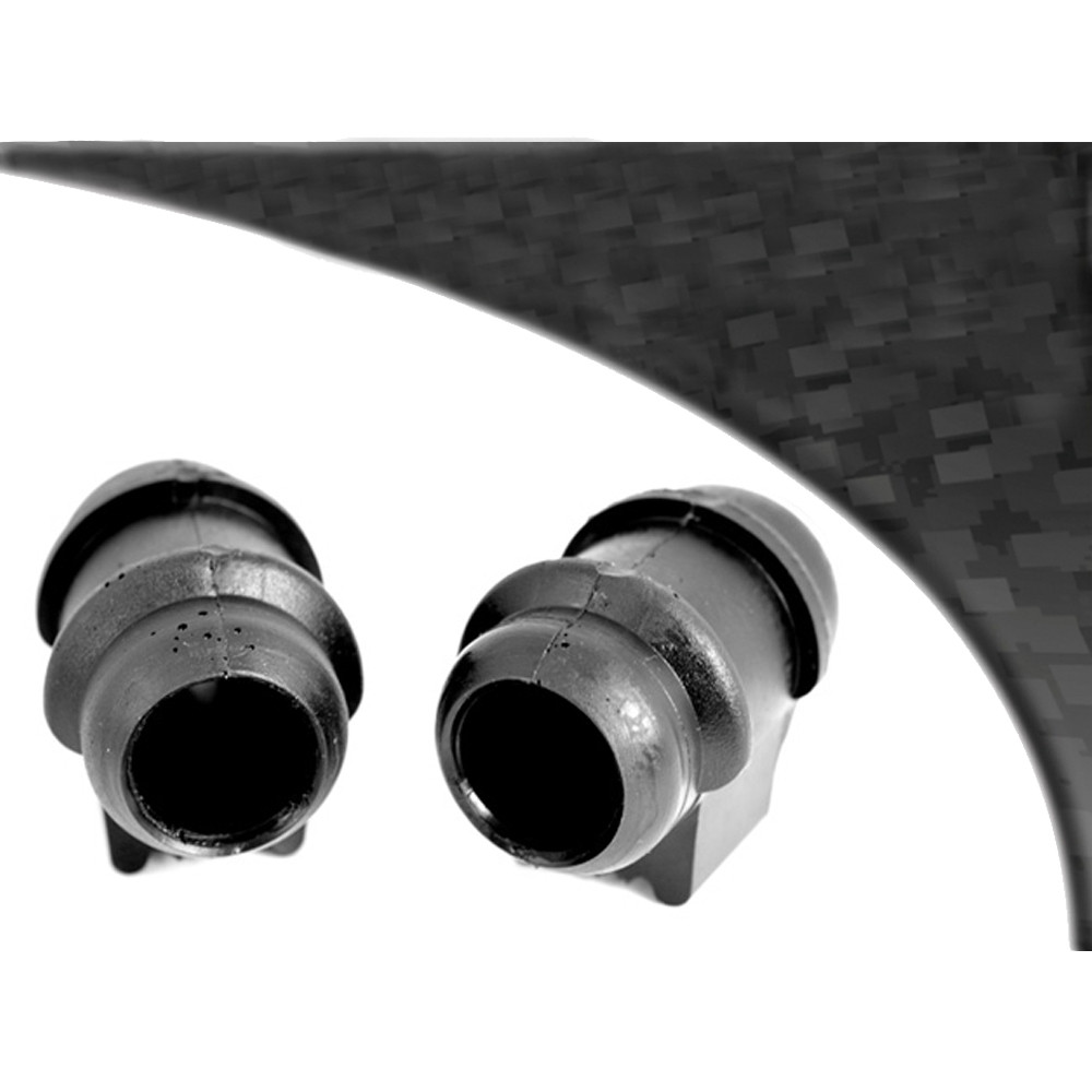 Silentbloc Powerflex Bară antiruliu, diametru 22 mm, R19 16S (2 bucăți) - PF-F6020722-2N - PFF60-207-22BLK - 5055676516343