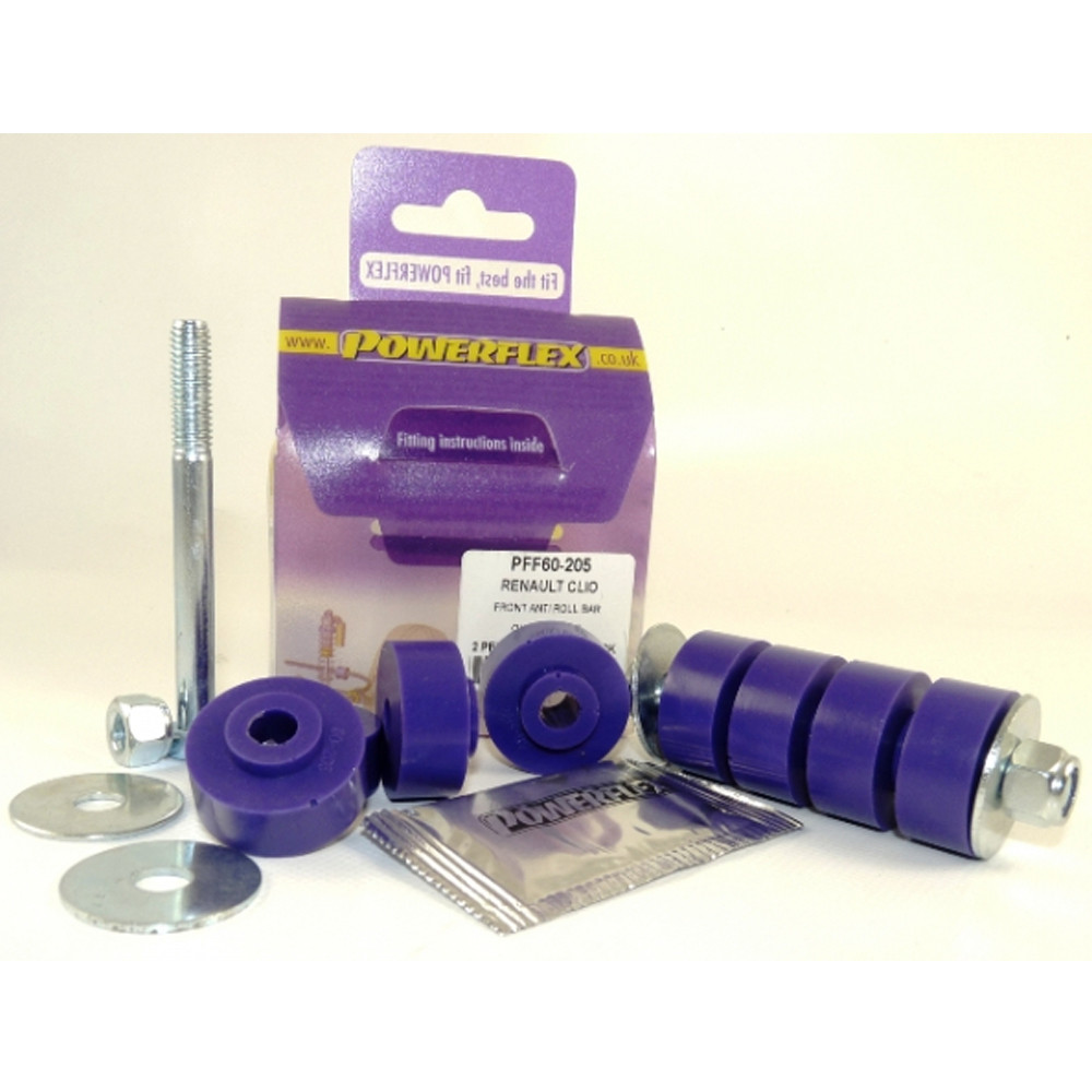 Silentbloc Powerflex Road pentru bară antiruliu Renault Clio 16S (2 bucăți) - PF-F60205-2 - PFF60-205 - 5055676506955