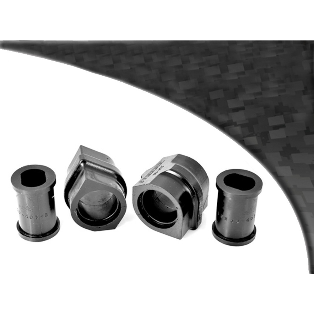 Silentbloc Powerflex Black pentru bară antiruliu față Peugeot 206, 22 mm (2 bucăți) - PF-F5040322-2N - PFF50-403-22BLK - 5055676517296