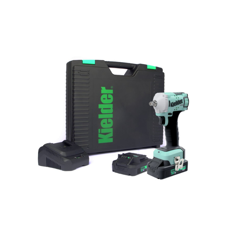 Ultra Compact 3/8" 18v Kielder® slagmoersleutel 2 x 2.0Ah batterijen (kit) - KWT-075-02 - KWT-075-02EU - 5060441195999