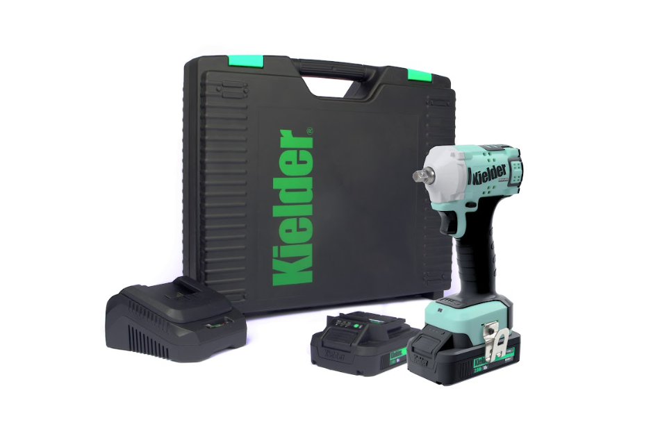 Ultra Compact 3/8" 18v Kielder® slagmoersleutel 2 x 4.0Ah batterijen (kit) - KWT-075-03 - KWT-075-03EU - 5060441196002