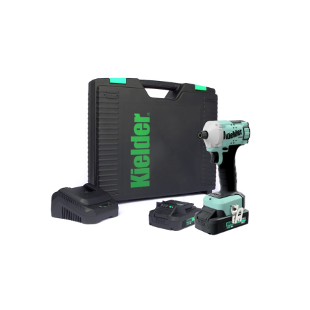 Clé à choc Kielder® Ultra Compact 1/4" 18v 2 batteries 2.0Ah (Kit)