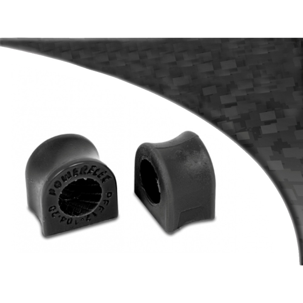 Silentbloc Powerflex Black – Bară antiruliu față, exterior, Citroën AX (2 bucăți) - PF-F12104-2N - PFF12-104BLK - 5055676514769
