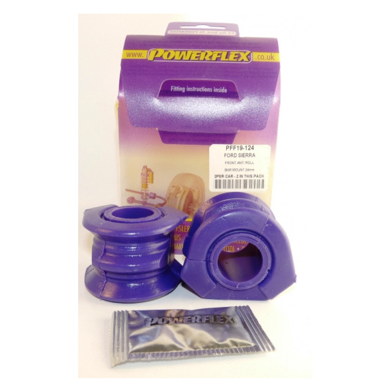 Silent-Bloc Powerflex Barra Anti-Rollio Diametro 24 Ford Sierra (2 Pezzi) - PF-F19124-2 - PFF19-124 - 5055676502995