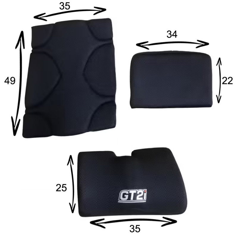 GT2i seat and back cushion kit for Race-02L seat - GT-BF011L-KIT-C - 3661768827765