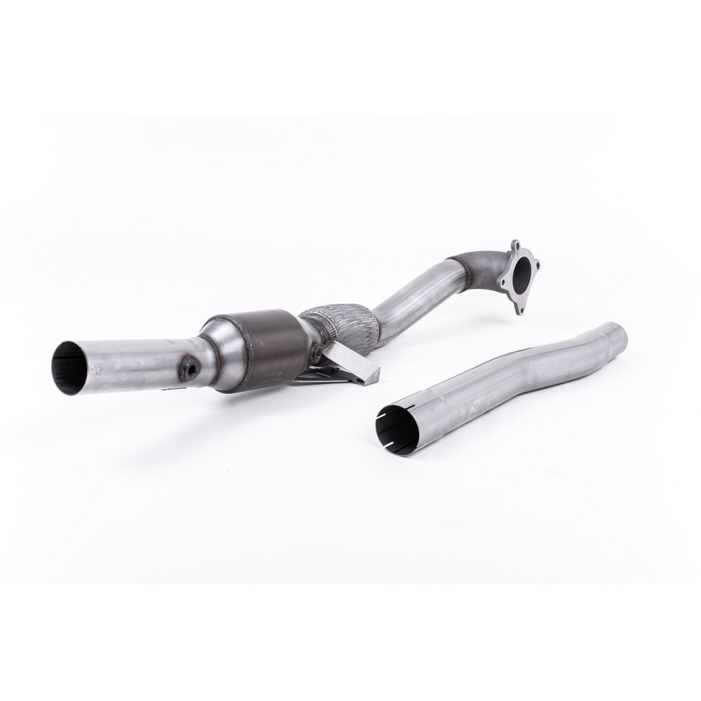 Milltek SSXAU348 Descente de Turbo avec Cata Sport Hi-Flow Montage ligne Milltek obligatoire - MLK-SSXAU348.V2 - SSXAU348+SPF3365-80