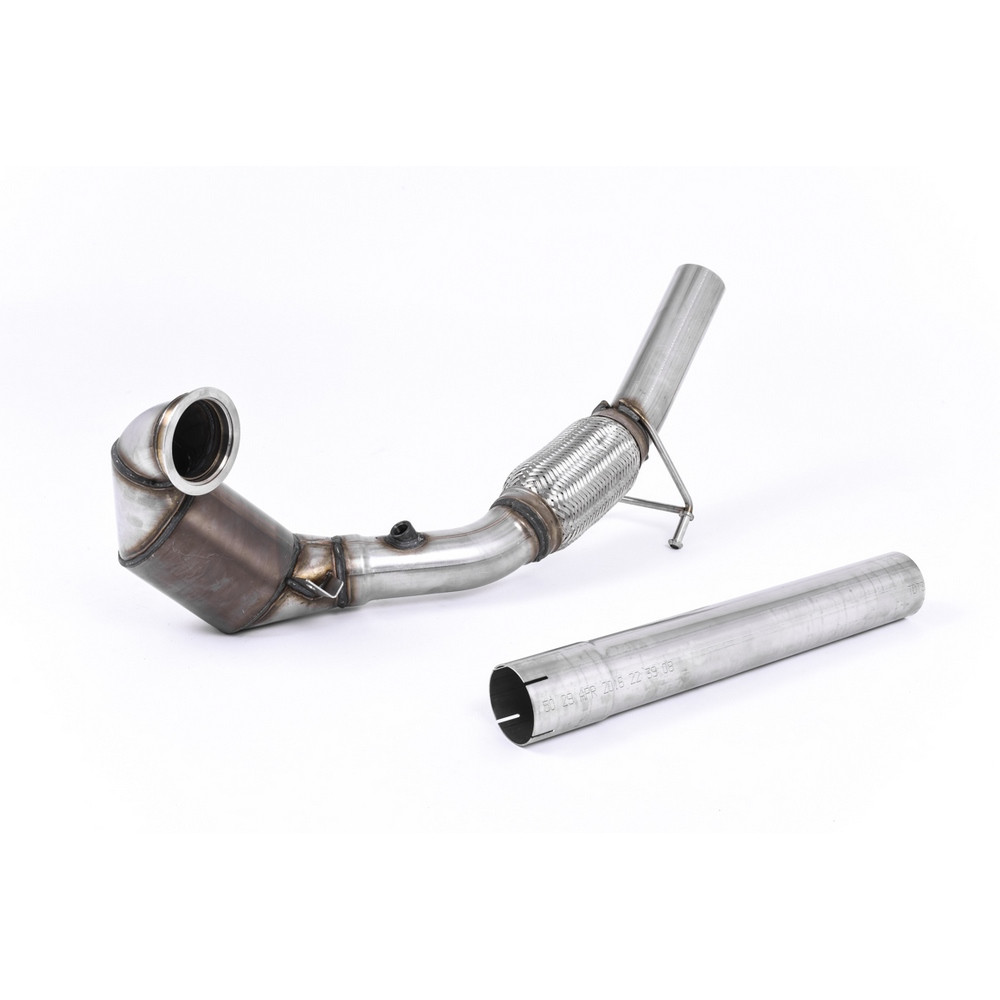 Milltek SSXVW417 Turbo Lower met Cata Sport Hi-Flow 200 CPSI Milltek Lijnmontage - MLK-SSXVW417 - SSXVW417