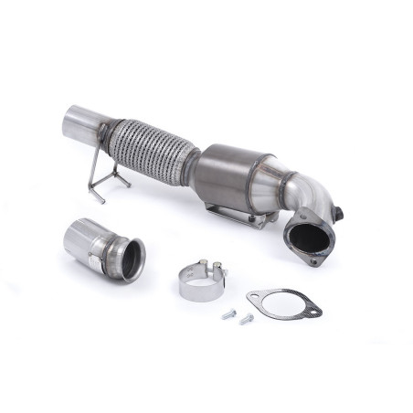 Milltek SSXFD193 Turbo inferiore con montaggio della linea originale Cata Sport Hi-Flow 200 CPSI