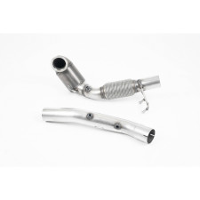 Milltek SSXVW539 Turbo downfeed with Cata Sport Hi-Flow HJS 200 CPSI and By-pass FAP Milltek line mount mandatory