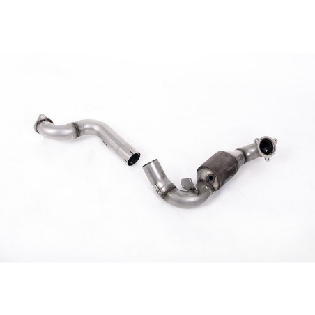 Milltek SSXMZ135 Turbo drop with Hiflow 200CPSI cat Compulsory fitting with Milltek FAP replacement