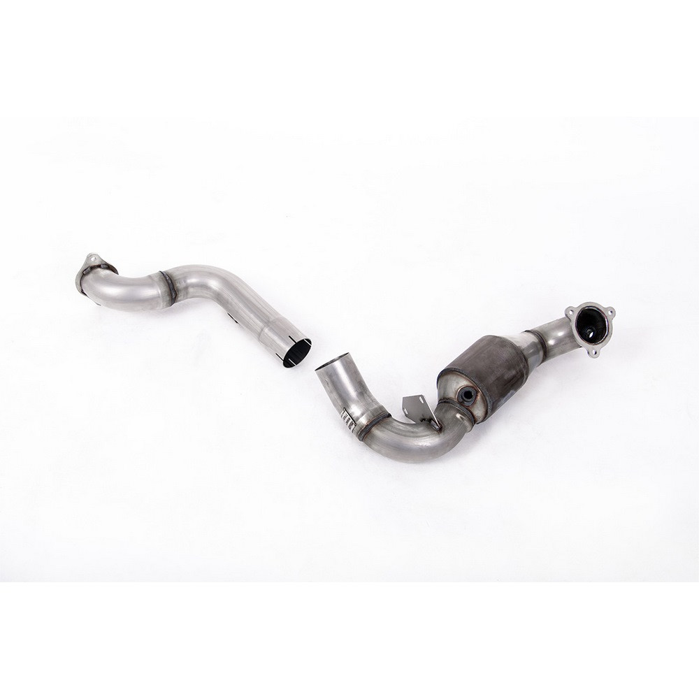 Milltek SSXMZ135 Turbo downpipe met Hiflow 200CPSI cat Verplichte montage bij Milltek FAP vervanging - MLK-SSXMZ135 - SSXMZ135
