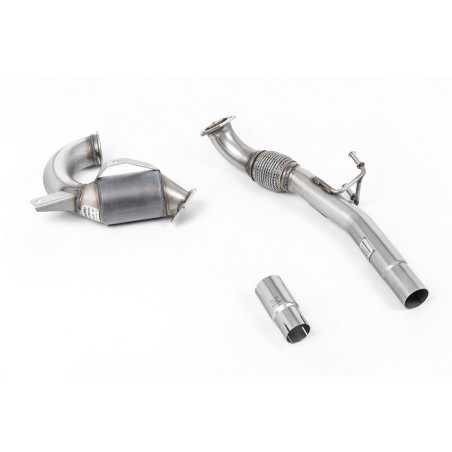 Milltek SSXVW545 Turbo downfeed with HiFlow cat mount original line
