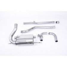 Milltek SSXFD254 Catback senza silenziatore anteriore Silenziatore posteriore con valvola di punta in carbonio Dual Jet-115