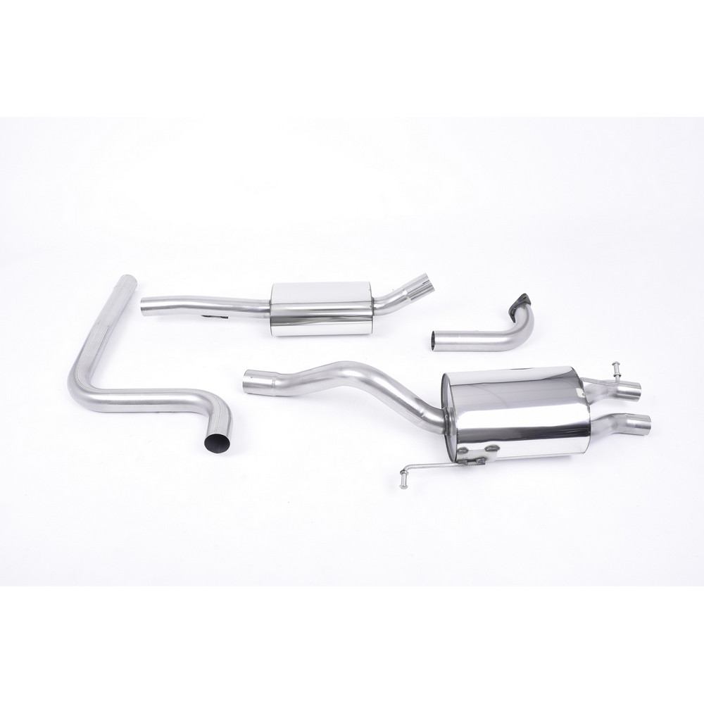 Milltek SSXFD265 Catback avec silencieux inter Nécessite bas de bouclier Fiesta Zetec S embout Twin Jet-80 Carbone - MLK-SSXFD265 - SSXFD265