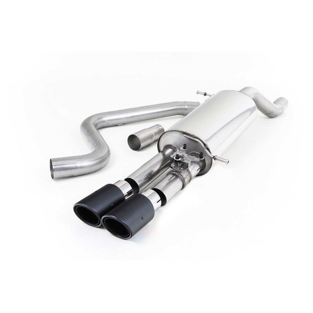 FAP Back Milltek SSXFD260 ECE Approved - Sans silencieux intermédiaire - Sorties Twin Jet-90 Carbone - MLK-SSXFD260 - SSXFD260