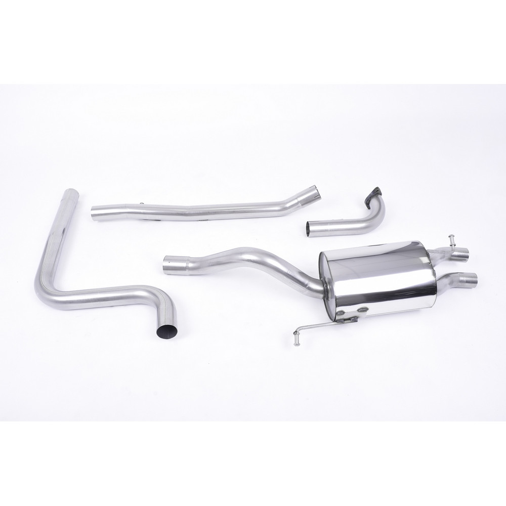 Milltek SSXFD266 Catback senza marmitta inter Richiede protezione inferiore Fiesta Zetec S Twin Jet-80 Puntale in carbonio - MLK-SSXFD266 - SSXFD266