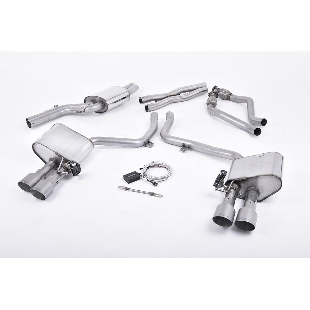 Milltek SSXAU408 Catback valve sonic embout Quad GT100 Titane - MLK-SSXAU408 - SSXAU408