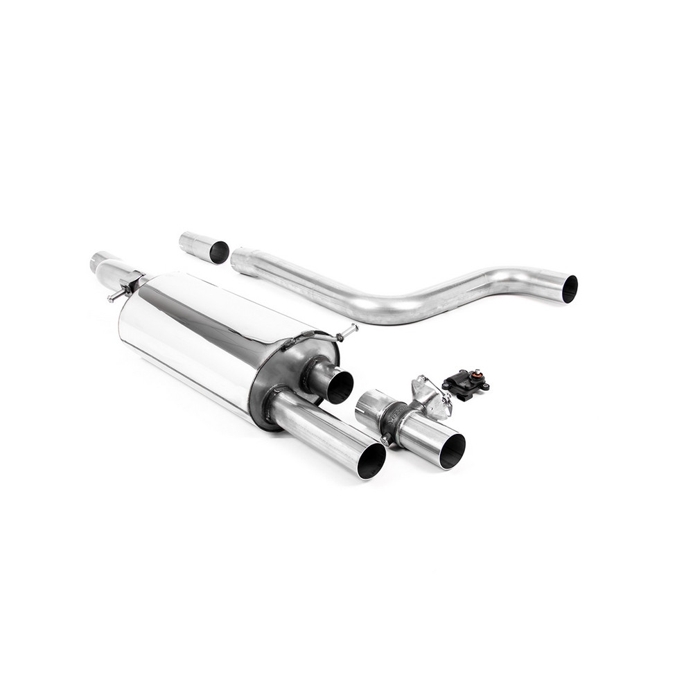 Milltek SSXFD353 FAP Back Race senza silenziatore posteriore Twin GT90 Punta in titanio - MLK-SSXFD353 - SSXFD353