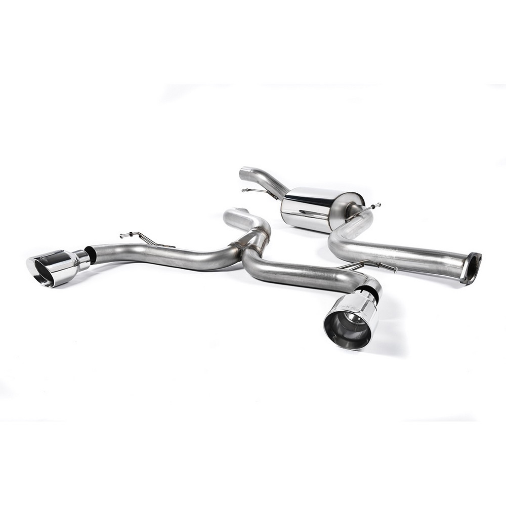 Milltek SSXFD135 Catback Race 76 avec silencieux inter avec silencieux arrière embout GT100 - MLK-SSXFD135 - SSXFD135