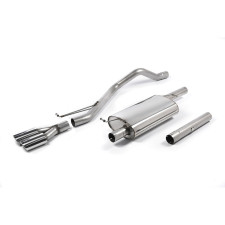 Milltek SSXVW212 Catback avec silencieux inter embout Twin Ovales