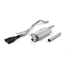 Milltek SSXVW287 Catback avec silencieux inter embout Twin Ovales Black