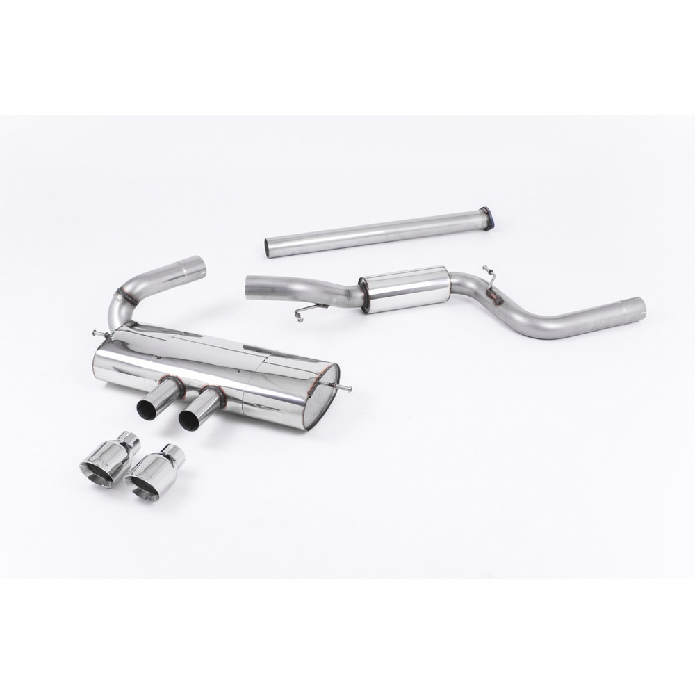 Milltek SSXFD119 Catback senza silenziatore anteriore con silenziatore intermedio Dual GT100 - MLK-SSXFD119 - SSXFD119