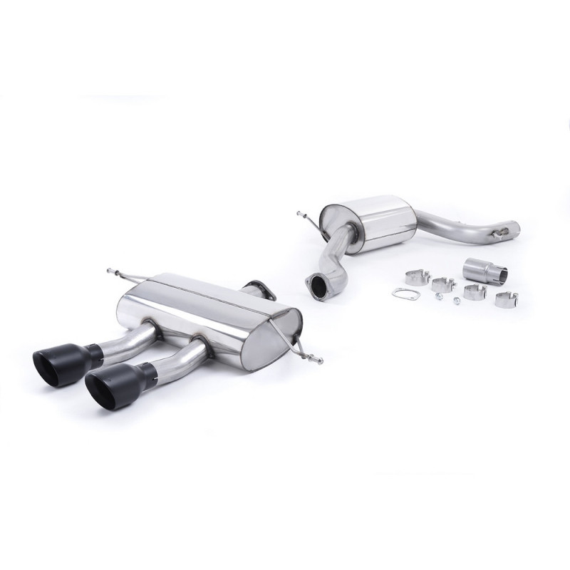 Milltek SSXSE149 Catback met geluiddemper inter met Geluiddemper achter vereist laag schild Seat Sport CE goedgekeurd mondstuk - MLK-SSXSE149 - SSXSE149