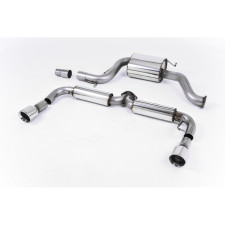 Milltek SSXVW176 Catback avec silencieux inter Ligne Race 76 mm embout Dual GT100 ED35