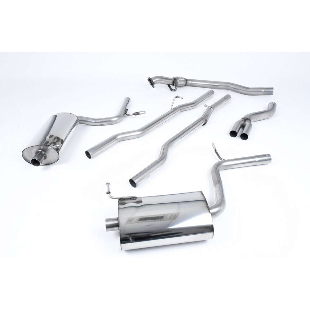 Milltek SSXAU305 Catback senza silenziatore interpuntale Dual Jet 100 - MLK-SSXAU305 - SSXAU305