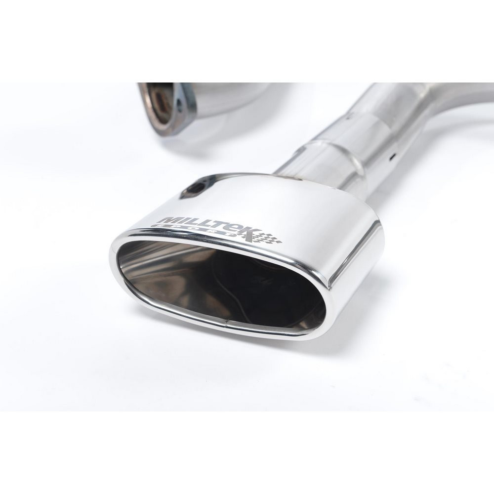 Milltek SSXSE159 Catback con silenziatore inter senza silenziatore Ugello posteriore ovale - MLK-SSXSE159 - SSXSE159