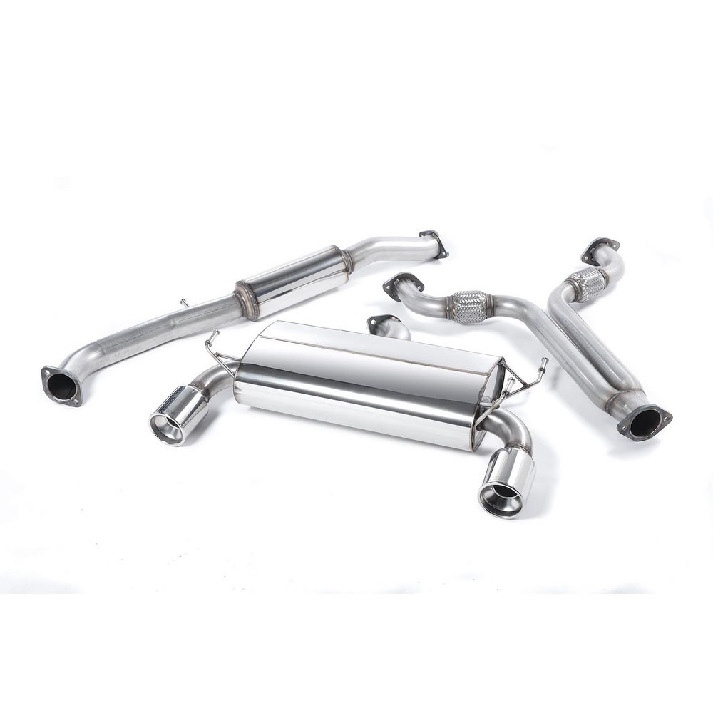 Milltek SSXNI001 Catback avec silencieux inter Dual 100 mm Meteor - MLK-SSXNI001 - SSXNI001