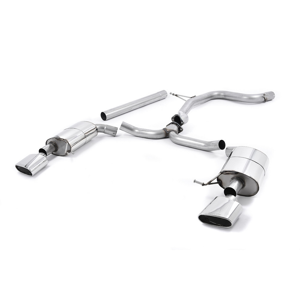 Milltek SSXSE172 Catback senza silenziatore intermedio Ovale - MLK-SSXSE172 - SSXSE172