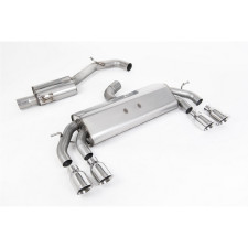 Milltek SSXVW583 Catback avec silencieux inter sans Valve silencieux Arrière embout Quad GT100