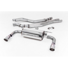 Milltek SSXBM1050 Catback omologato CE con silenziatore stradale senza valvola Doppio boccaglio GT90