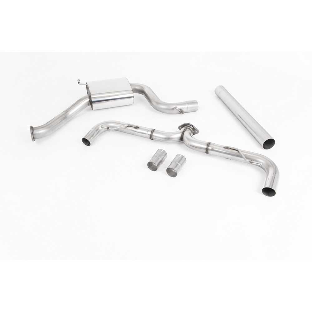 Milltek SSXVW467 Catback Race sans silencieux inter embout Dual GT100 Titane Burnt - MLK-SSXVW467 - SSXVW467