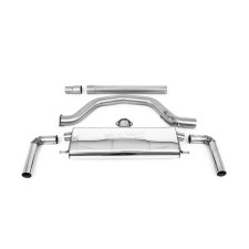 Milltek SSXVW621 FAP Back avec silencieux inter Homologué CE embout Quad Jet-115 Carbone