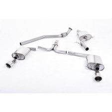 Milltek SSXAU248 Catback avec silencieux inter Necessite bas de bouclier A4 3.2 S-Line Homologué CE embout Dual GT100