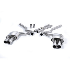 Milltek SSXFD158 Catback sans silencieux inter Nécessite bas de bouclier Roush embout Quad GT90