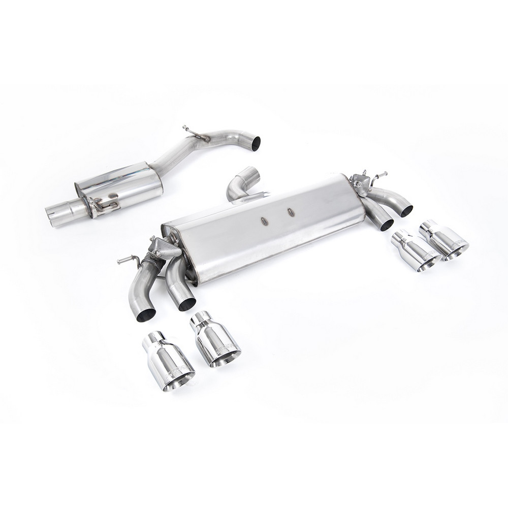 Milltek SSXVW577 Catback avec silencieux inter Homologué CE embout Quad GT100 - MLK-SSXVW577 - SSXVW577