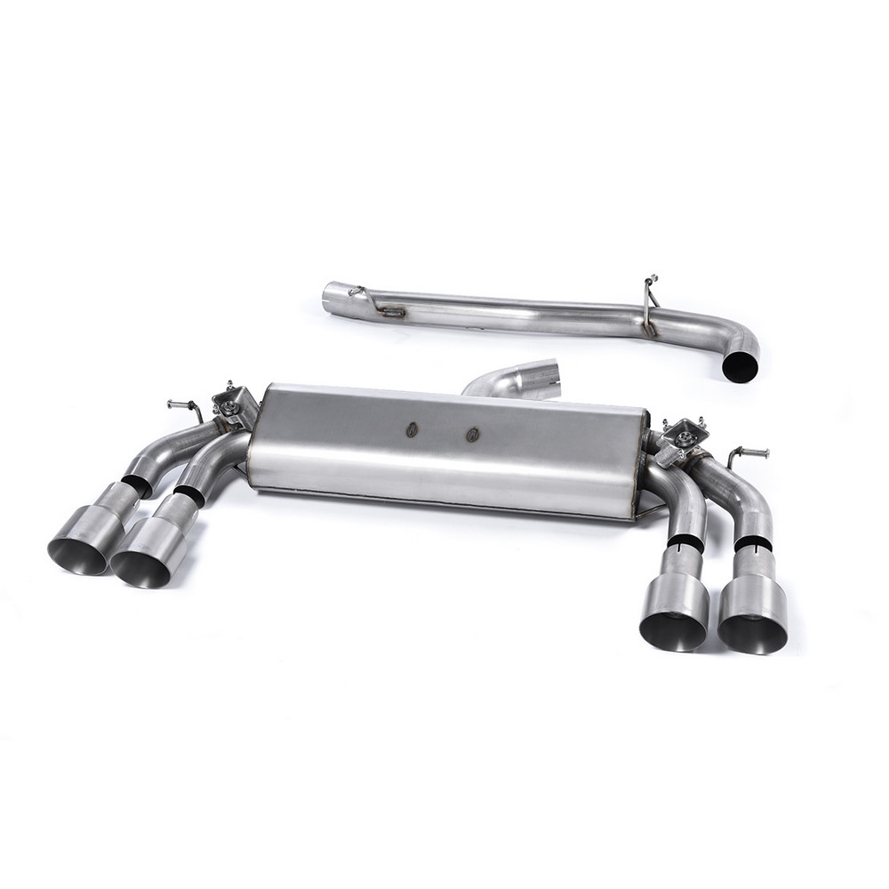 Milltek SSXAU417 Catback sans silencieux inter embout Quad GT100 Titane - MLK-SSXAU417 - SSXAU417