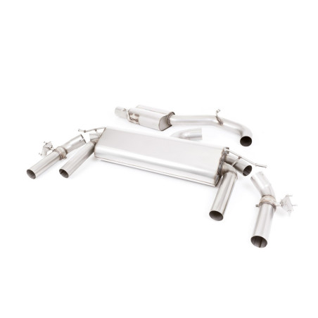 Milltek SSXSE225 FAP Back avec silencieux inter avec valve Homologué CE embout Quad GT100 Titane